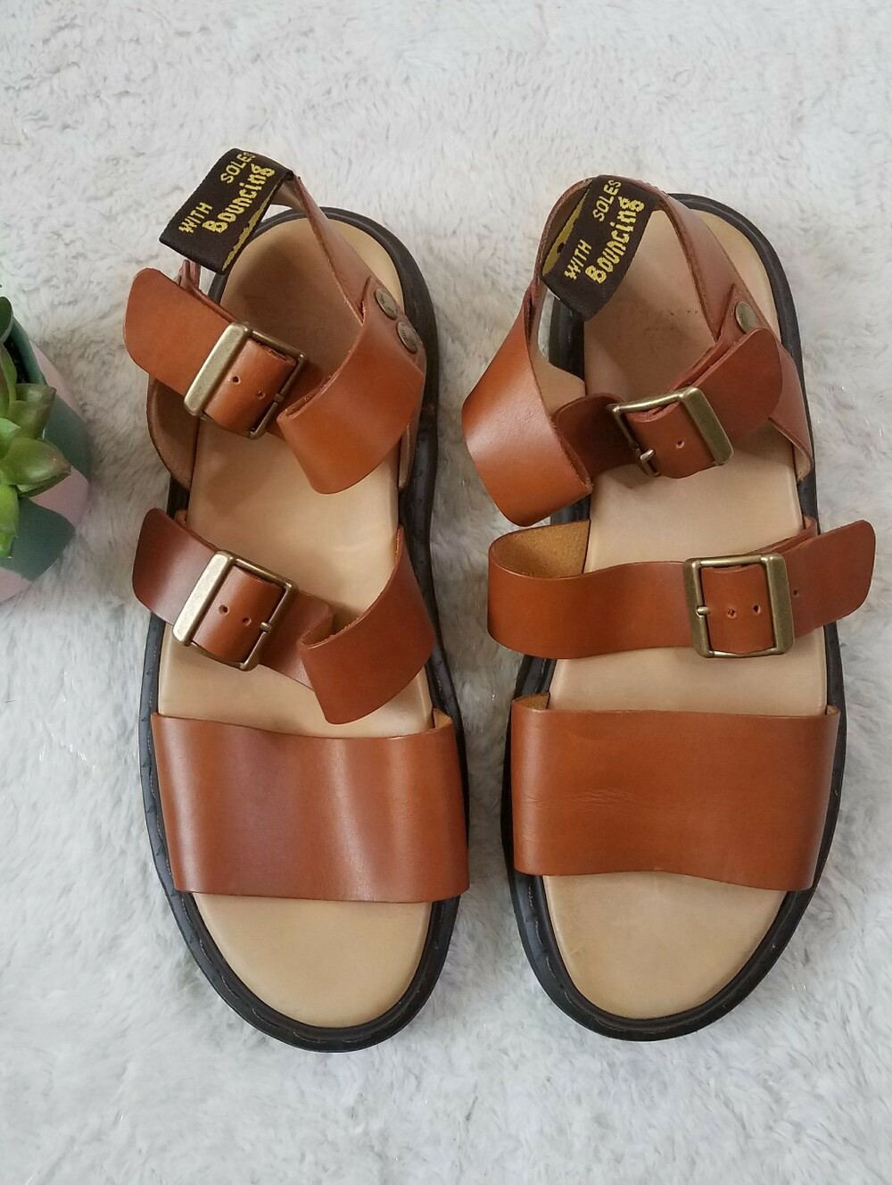Dr. Martens Men's Gryphon Tan Sandals